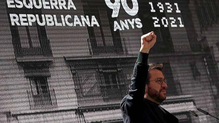 Telediario 1 - ERC pide a JxCat y la CUP cerrar un pacto mientras Illa urge a Borràs a proponer candidato a investidura