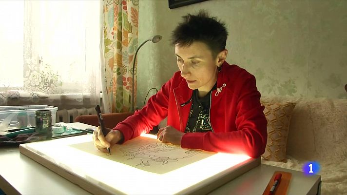 Telediario 1 - Victoria Lomasko retrata a los olvidados de la sociedad rusa