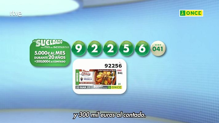 Sorteos ONCE - Sorteo ONCE - 20/03/21