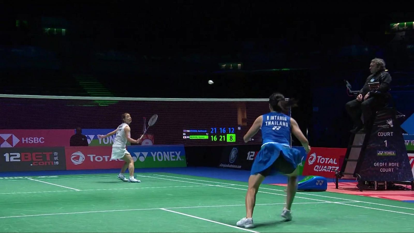 Bádminton - Yonex all England Open. Semifinal: R. Intanon - N. Okuhara