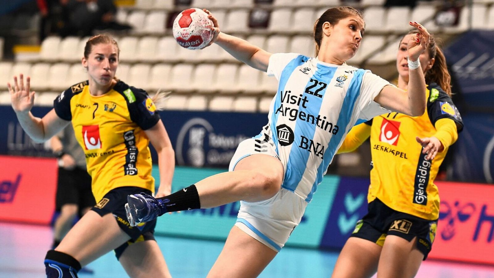 Balonmano - Preolímpico femenino: Suecia - Argentina