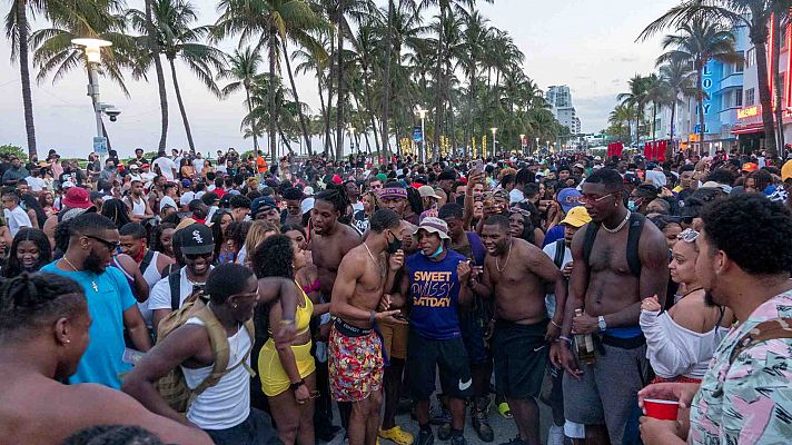 Toque de queda en Miami Beach para evitar las aglomeraciones en las vacaciones universitarias de primavera