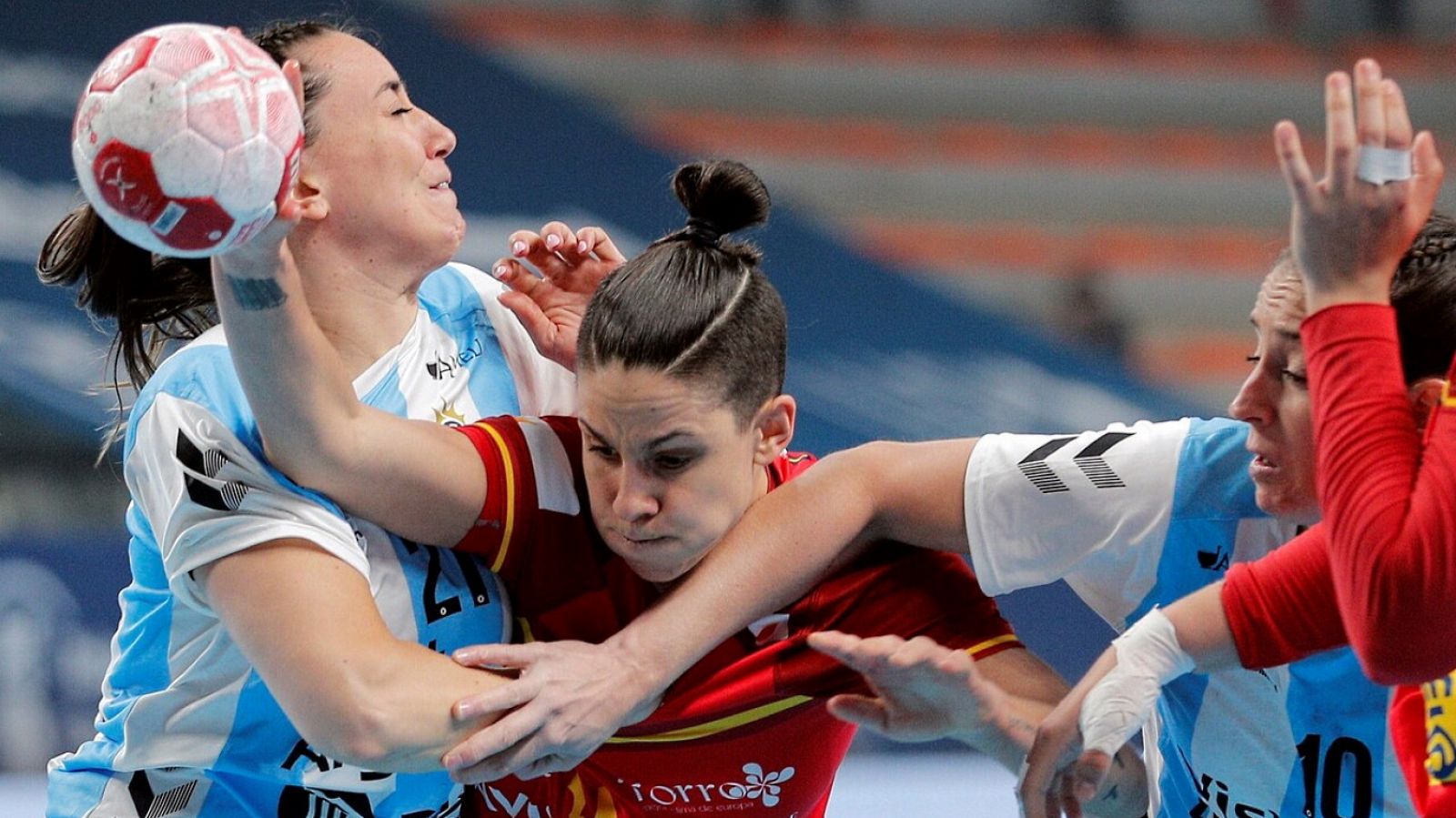 Balonmano - Preolímpico femenino: Argentina - España