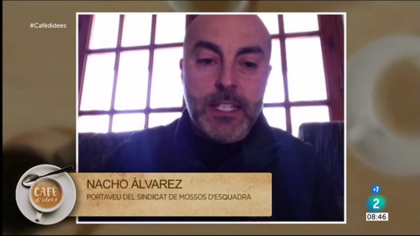Cafè d'idees | Nacho Álvarez: "Eliminar les bales de foam suposarà imatges de sang"