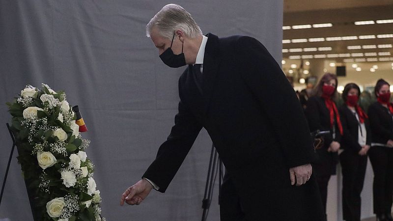 Blgica rinde homenaje a las vctimas de los atentados yihadistas de Bruselas