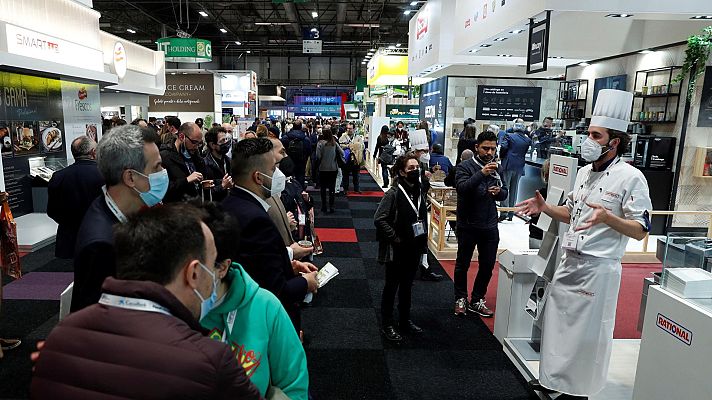 Telediario 1 - IFEMA abre la primera feria presencial del año con la hostelería como protagonista