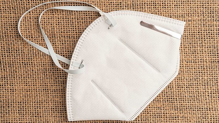 Telediario 1 - El CSIC desarrolla las primeras mascarillas FFP2 biodegradables