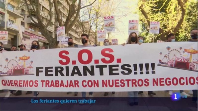 Los feriantes extremeños piden poder trabajar - 22/03/2021