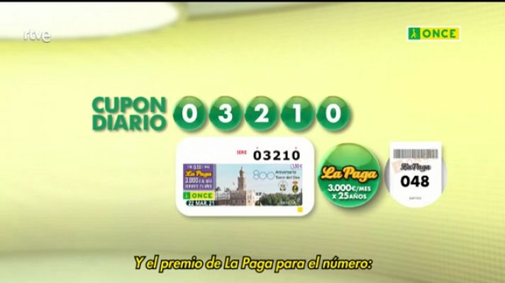 Sorteos ONCE - Sorteo ONCE - 22/03/21