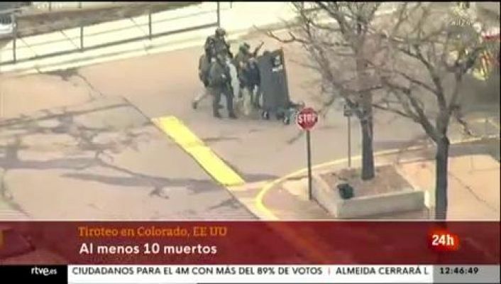 Diez muertos en un tiroteo en Colorado
