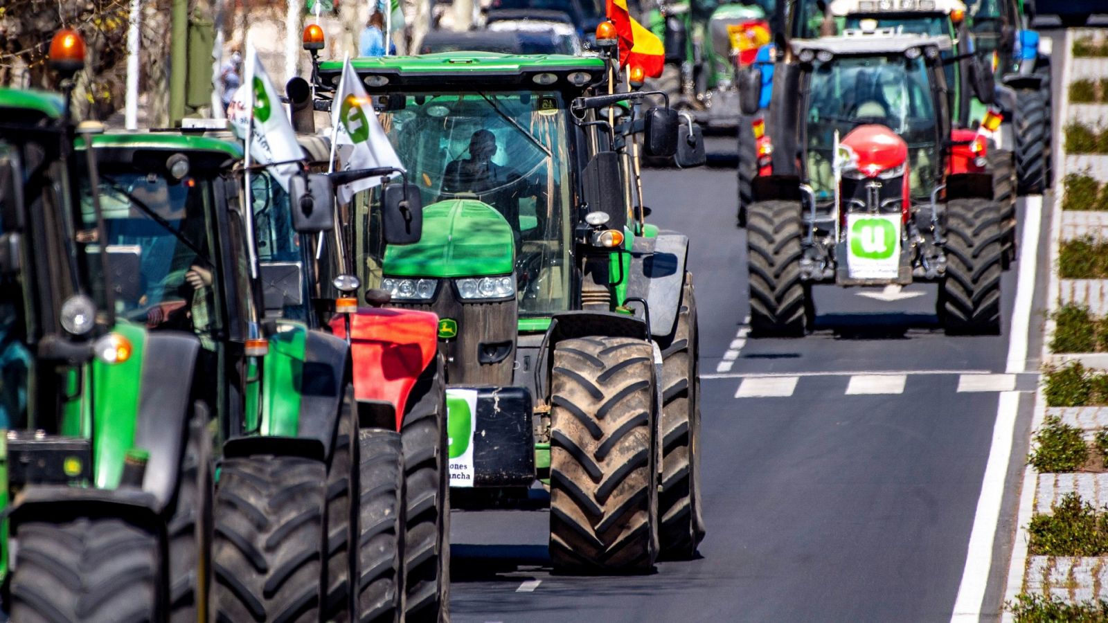 Tractorada en Toledo para pedir ayudas a la agricultura