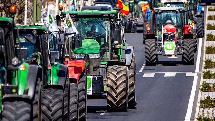 Tractorada en Toledo para pedir ayudas a las zonas más afectadas del campo