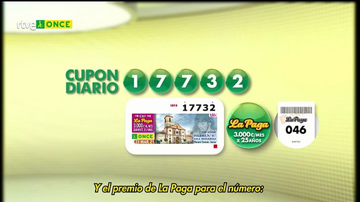 Sorteos ONCE - Sorteo ONCE - 23/03/21