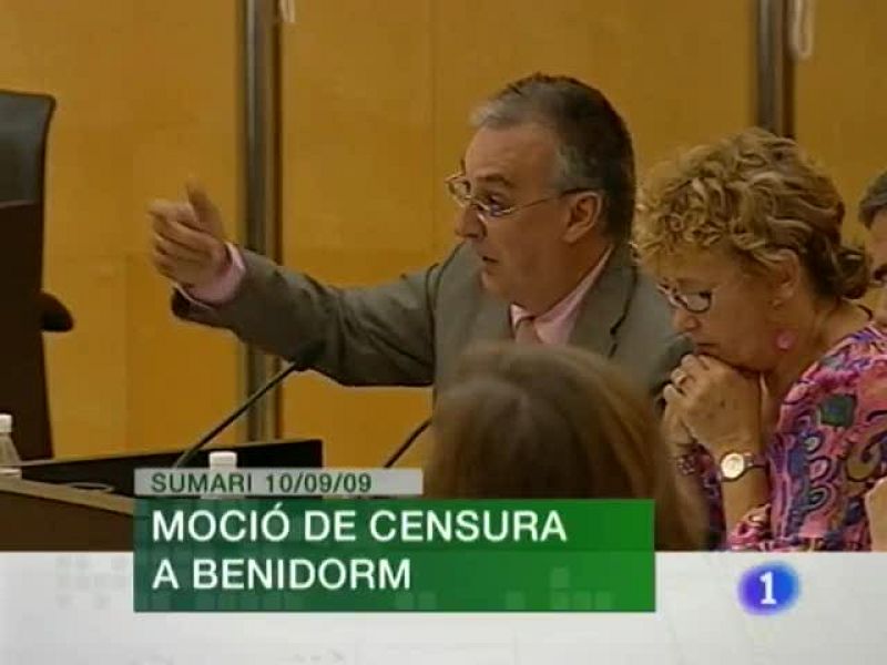  L'Informatiu. Informativo Territorial de la C.Valenciana (10/09/09)