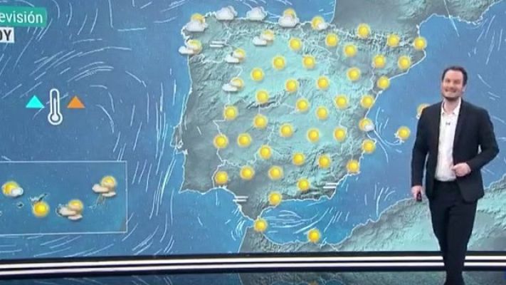 Telediario 1 - La Aemet prevé temperaturas al alza en casi todo el país