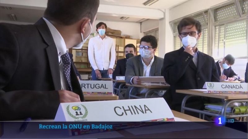 Recrean la ONU en Badajoz - 24/03/2021