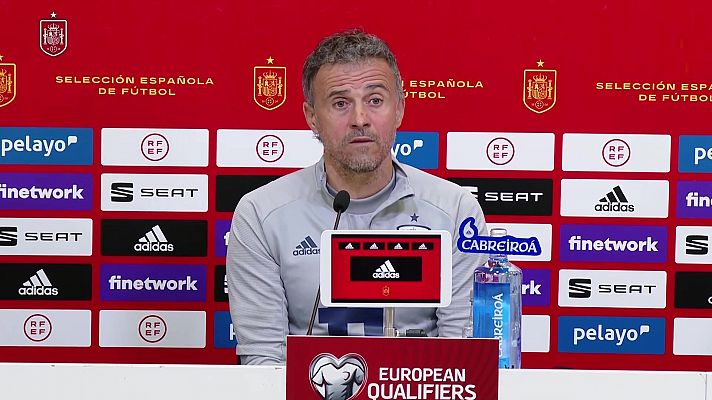 Fútbol - Rueda de prensa Luis Enrique. Clasificación Cto. Mundo 2022
