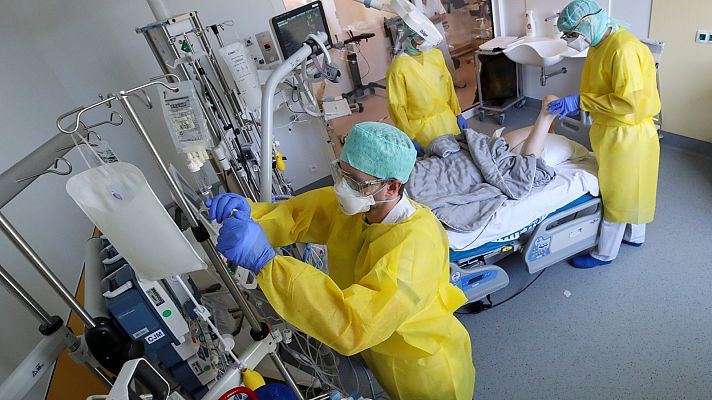 Telediario 1 - Los países europeos extienden sus restricciones