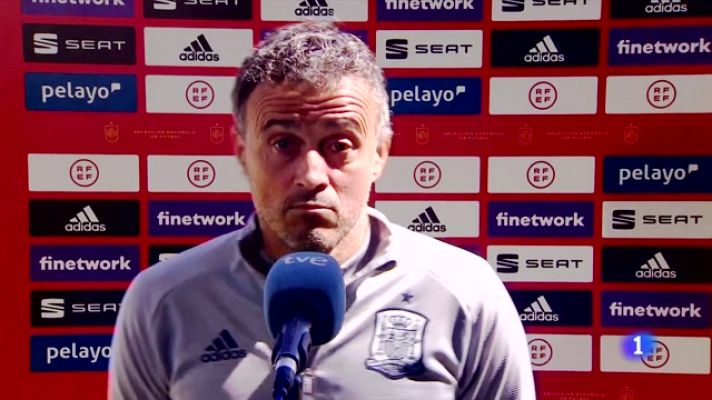 Telediario 1 - Luis Enrique: "Ojalá se respete lo pactado y podamos jugar en Bilbao"