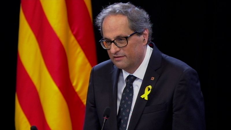 Arxiu TVE Catalunya - Discurs de presa de possessió de Quim Torra com a President de la Generalitat