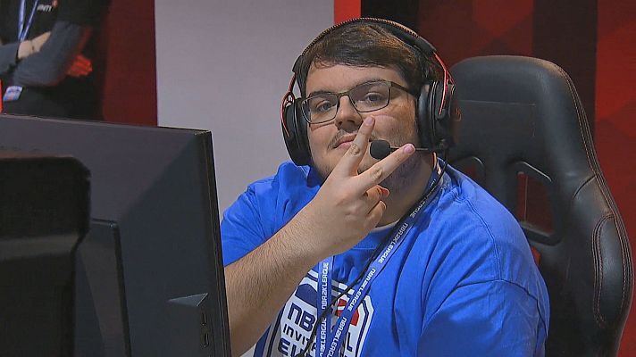 Telediario 1 - Mario Ortega, primer español que ficha por la NBA virtual