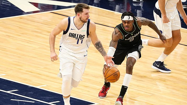 Telediario 1 - Los Wolves de Rubio y Juancho no pueden con Dallas pese a la discreta actuación de Doncic