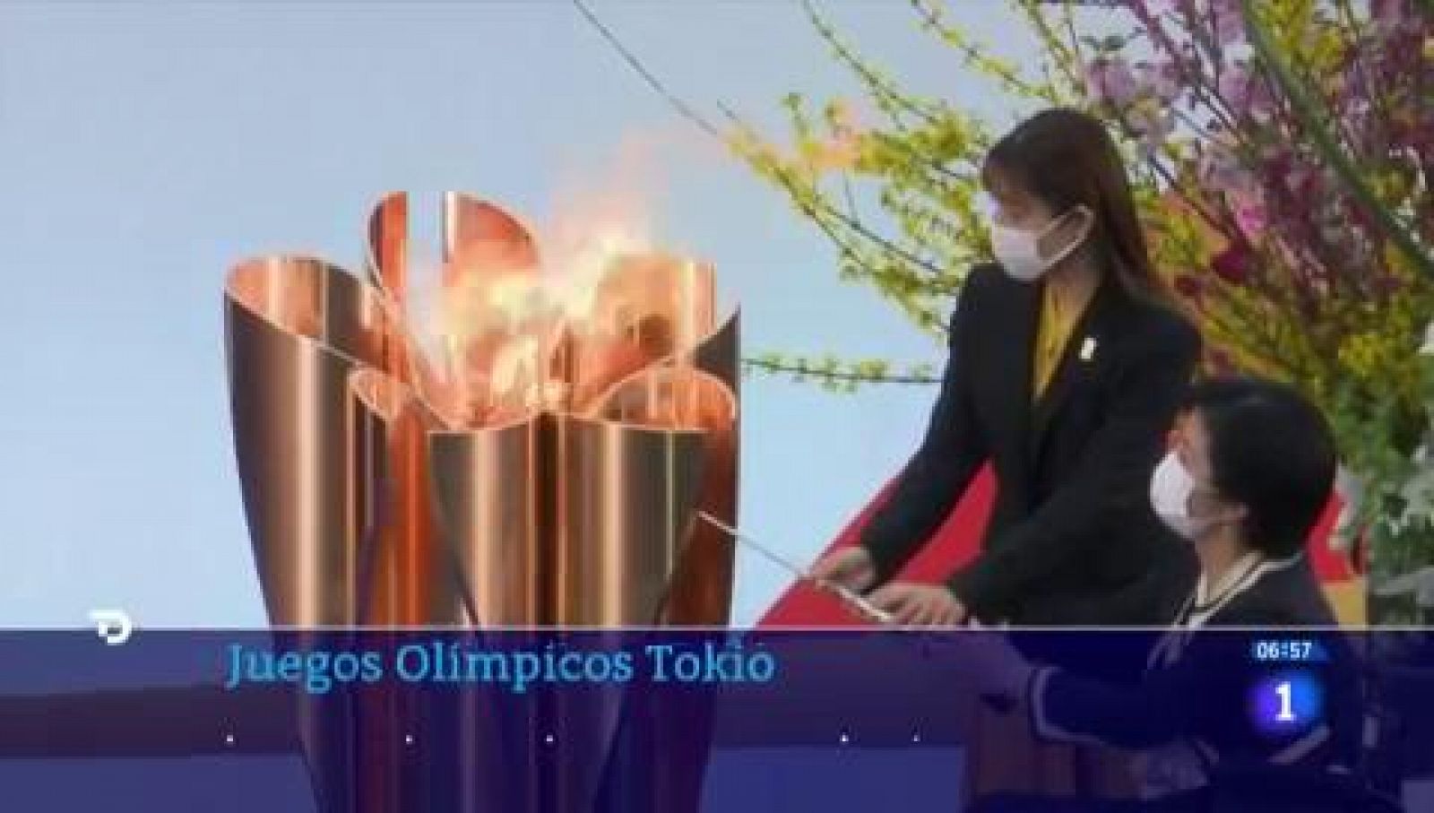Comienza el relevo de la antorcha olímpica de Tokio 2020