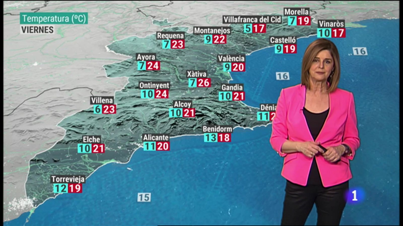 El Tiempo en la Comunitat Valenciana - 25/03/21