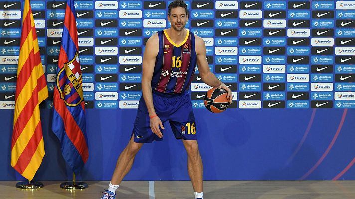 Baloncesto en RTVE - Pau Gasol, en su presentación con el Barça: "Me lo tomo como una oportunidad"