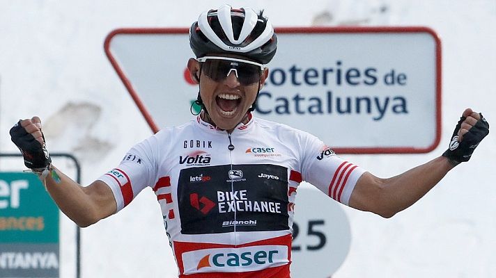 Ciclismo - Así fue la llegada de la etapa 4 de la Volta a Catalunya