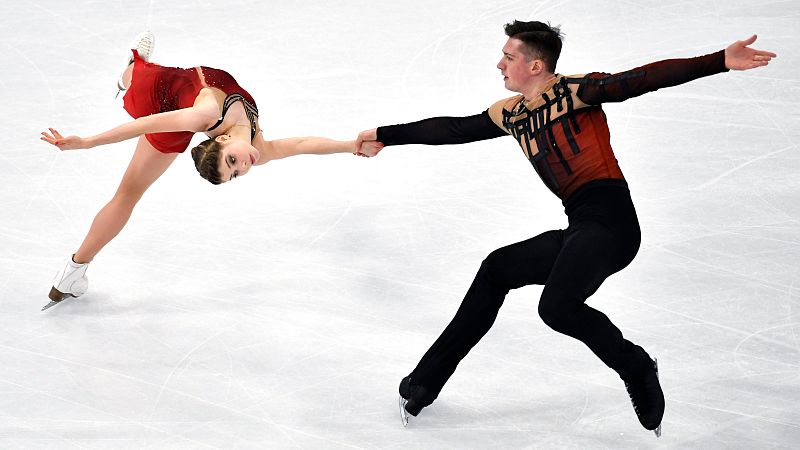 Mishina y Galliamov, la pareja campeona del mundo en Estocolmo