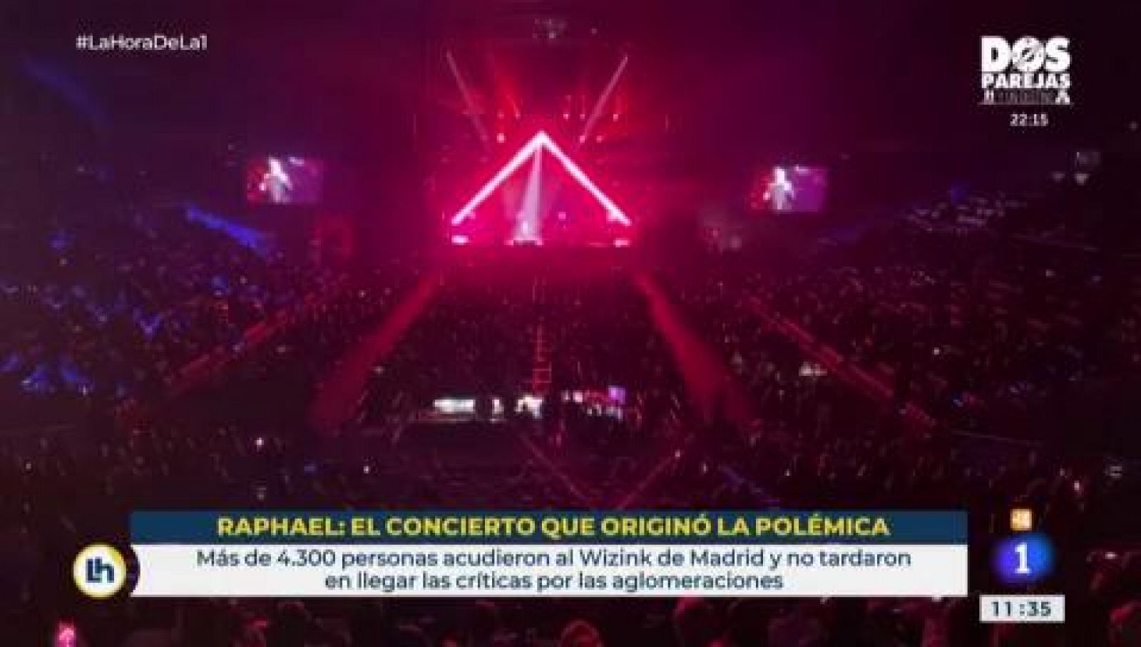 Concierto pionero de Love of Lesbian: 5000 personas sin distancia pero con otras medidas - La hora de La 1 | Ver