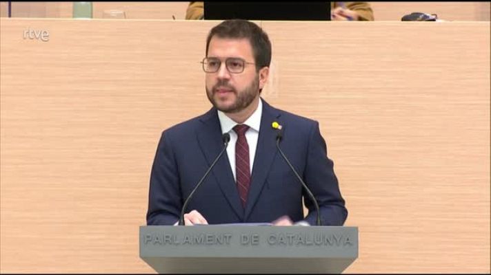 L'Informatiu - El discurs del candidat Pere Aragonès en 5 minuts