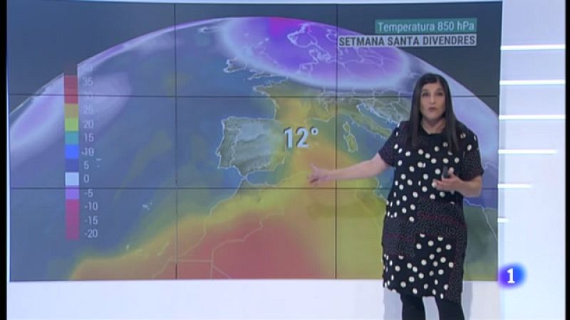 El Temps (26/03/2021) - Com seran el cap de setmana i la Setmana Santa?