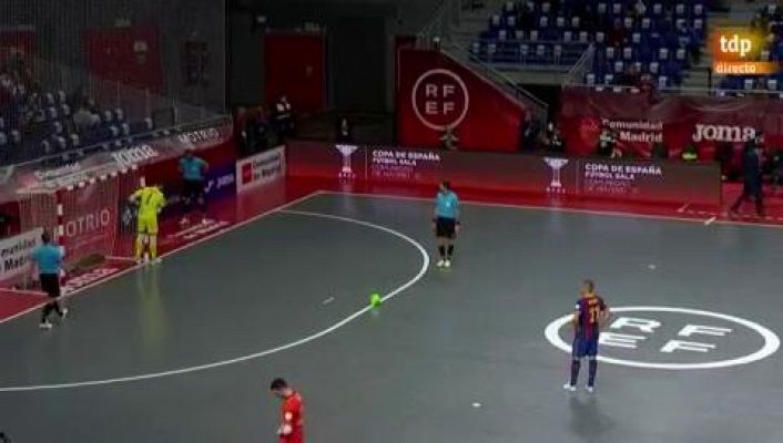 Fútbol Sala - Tanda de penaltis del Barça-El Pozo, de cuartos de final de la Copa de España de Futsal