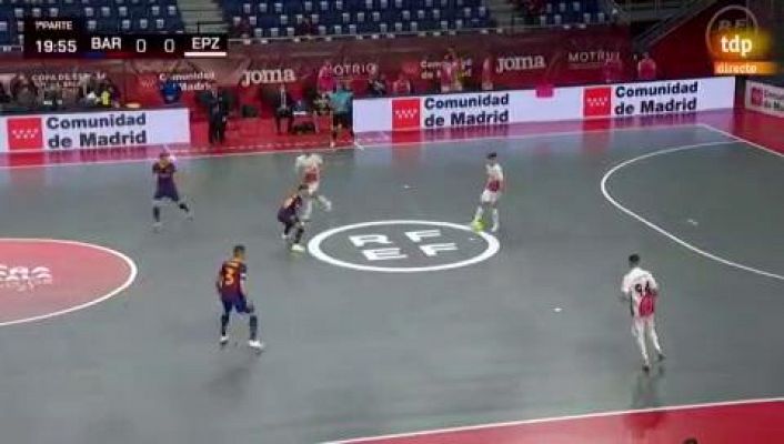 Resumen del Barça-El Pozo, de cuartos de final de la Copa de España de Futsal
