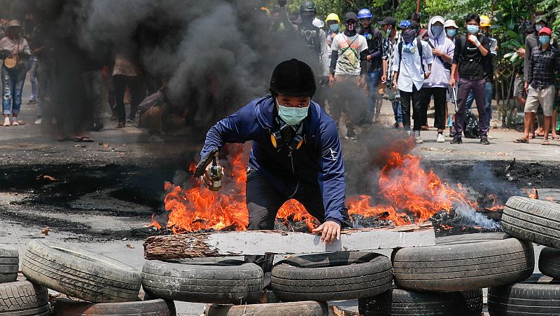 Decenas de muertos por la represión de las fuerzas de seguridad en Birmania