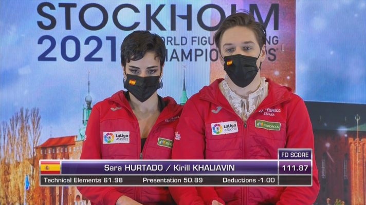  - Sara Hurtado y Kirill Jalyavin, undécimos en el Mundial de Estocolmo