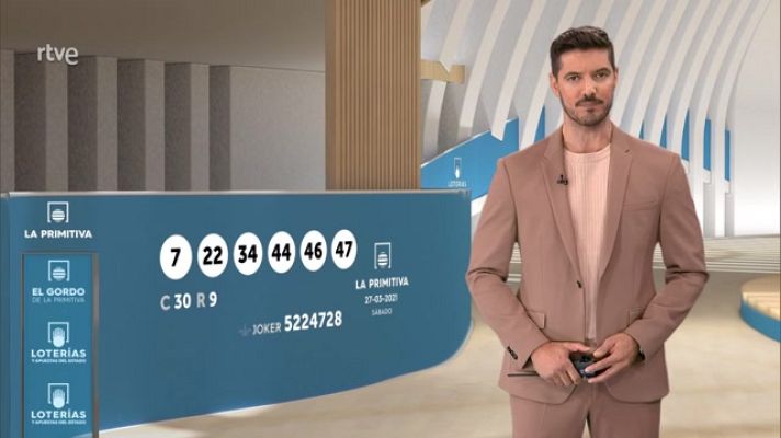 Loterías - Sorteo de la Bonoloto y Primitiva del 27/03/2021
