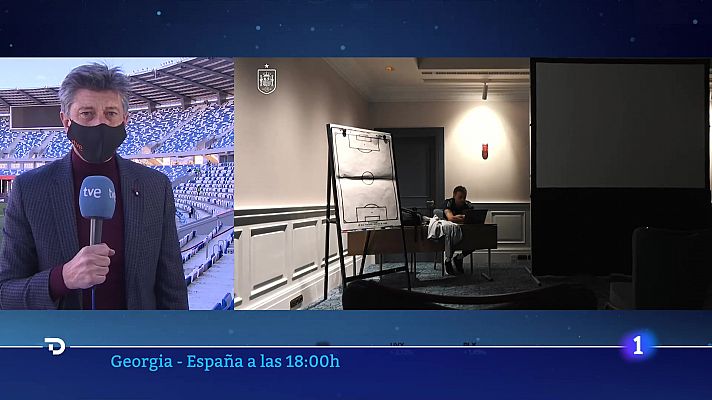 Telediario 1 - Víctor Mongil, un español en la liga georgiana