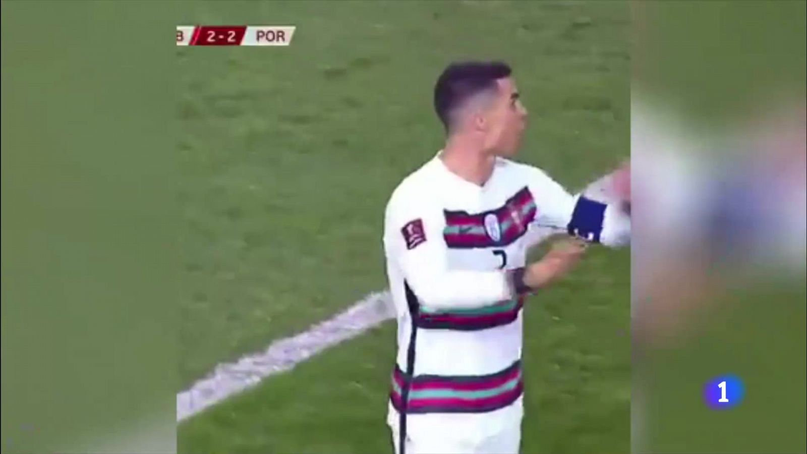 El gol fantasma de Cristiano Ronaldo