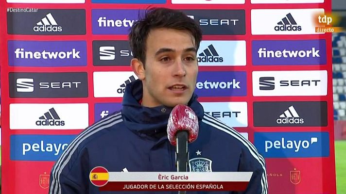 Fútbol - Georgia - España | Eric García: "En la segunda parte hemos tenido el dominio"