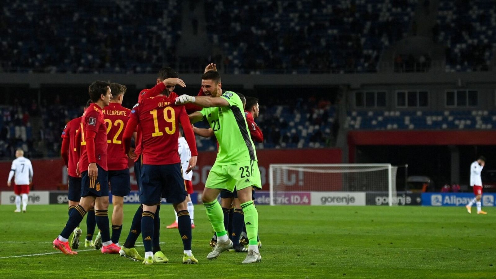 Resumen y goles del Georgia 1-2 España de clasificación al Mundial de Catar 2022