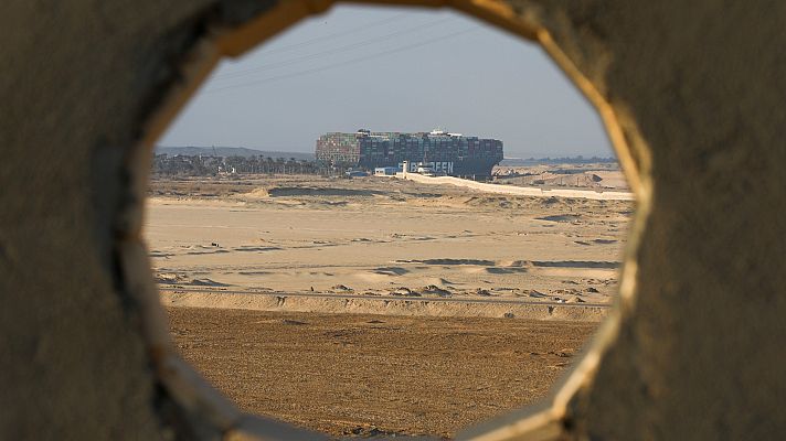 La hora de La 1 - El Ever Given ya está desencallado parcialmente