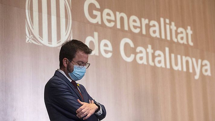 Telediario 1 - Junts se abstendrá de nuevo en la investidura de Aragonès