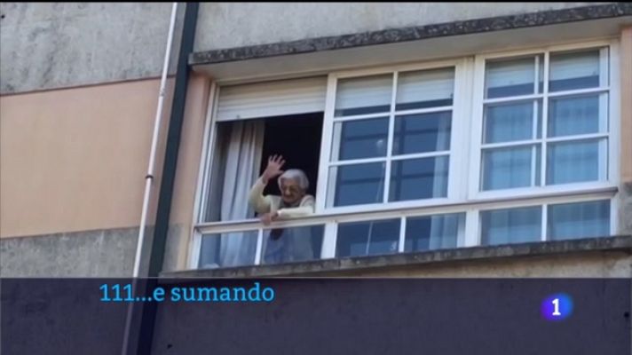 Telexornal - Galicia - A avoa de Galicia fai 111 anos na súa casa de Pontevedra