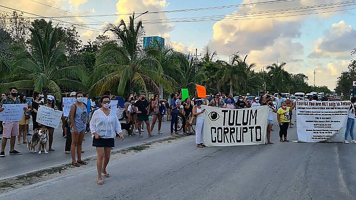 La muerte de una migrante salvadoreña tras ser sometida por la Policía causa indignación en México