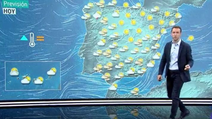 Telediario 1 - La Aemet prevé nubosidad con polvo en suspensión en gran parte de la península