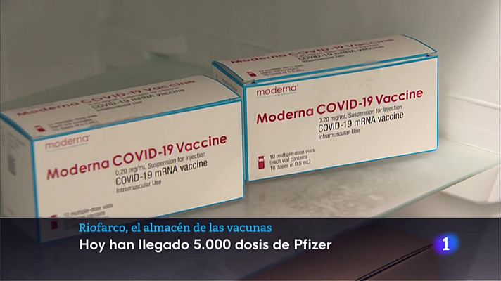 Almacén farmaceútico de Riofarco que recibe, mantiene y distribuye las vacunas a toda La Rioja 