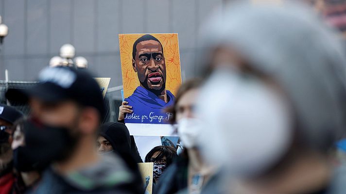 Telediario 1 - Declaran los primeros testigos en el juicio por la muerte de George Floyd